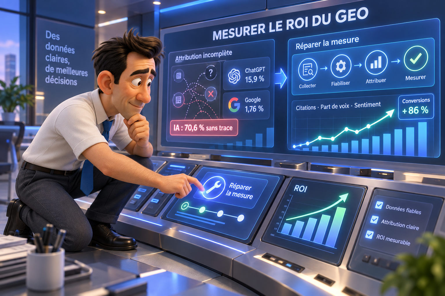 Mesurer le ROI du GEO : la question qui bloque tous les budgets